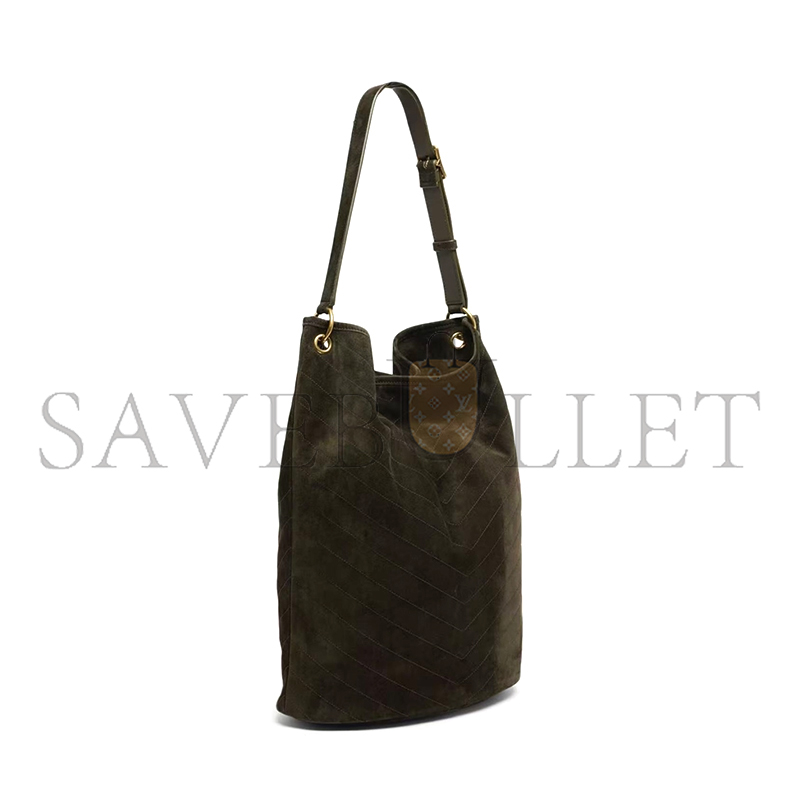YSL NIKI SOFT SUEDE BUCKET BAG 844346 (38*30*15.5cm)